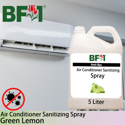 Anti-Bac Air Conditioner Sanitizing Spray Non Alcohol (ABACS) - Lemon - Green Lemon - 5L Anti-Bac Air Conditioner Sanitizing Spray Non Alcohol (ABACS) - Lemon - Green Lemon - 5L