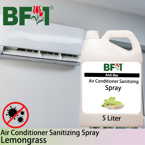 Anti-Bac Air Conditioner Sanitizing Spray Non Alcohol (ABACS) - Lemongrass - 5L Anti-Bac Air Conditioner Sanitizing Spray Non Alcohol (ABACS) - Lemongrass - 5L
