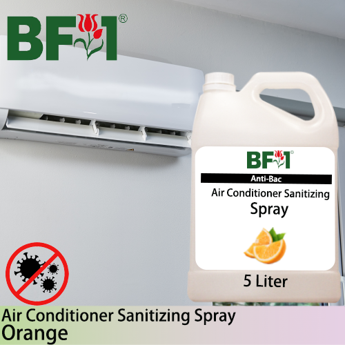 Anti-Bac Air Conditioner Sanitizing Spray Non Alcohol (ABACS) - Orange - 5L Anti-Bac Air Conditioner Sanitizing Spray Non Alcohol (ABACS) - Orange - 5L