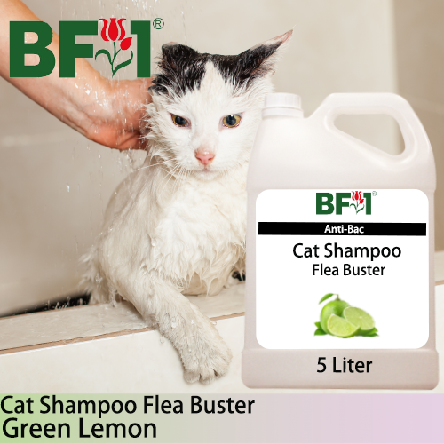 Cat Shampoo Flea Buster (CSO-Cat) - Lemon - Green Lemon - 5L ⭐⭐⭐⭐⭐ Cat Shampoo Flea Buster (CSO-Cat) - Lemon - Green Lemon - 5L ⭐⭐⭐⭐⭐