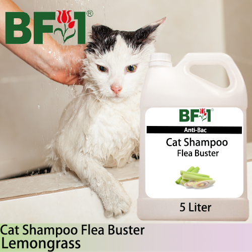 Cat Shampoo Flea Buster (CSO-Cat) - Lemongrass - 5L ⭐⭐⭐⭐⭐ Cat Shampoo Flea Buster (CSO-Cat) - Lemongrass - 5L ⭐⭐⭐⭐⭐
