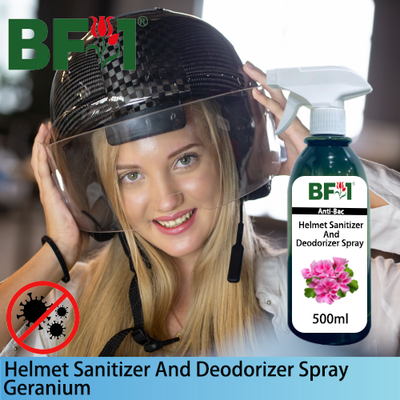 Helmet Sanitizer And Deodorizer Spray - Geranium - 500ml