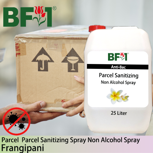 Anti-Bac Parcel Sanitizing Spray Non Alcohol (ABPS) - Frangipani - 25L Anti-Bac Parcel Sanitizing Spray Non Alcohol (ABPS) - Frangipani - 25L
