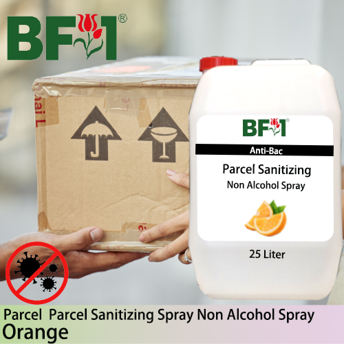 Anti-Bac Parcel Sanitizing Spray Non Alcohol (ABPS) - Orange - 25L Anti-Bac Parcel Sanitizing Spray Non Alcohol (ABPS) - Orange - 25L