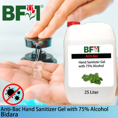 Anti-Bac Hand Sanitizer Gel with 75% Alcohol (ABHSG) - Bidara Leaf - 25L Anti-Bac Hand Sanitizer Gel with 75% Alcohol (ABHSG) - Bidara Leaf - 25L