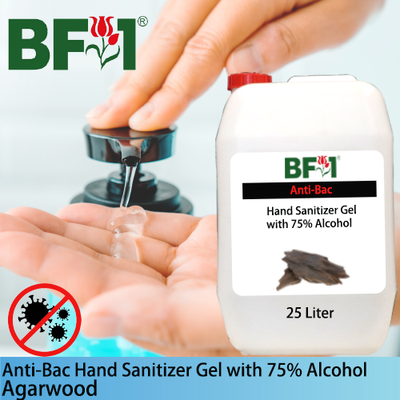 Anti-Bac Hand Sanitizer Gel with 75% Alcohol (ABHSG) - Agarwood - 25L Anti-Bac Hand Sanitizer Gel with 75% Alcohol (ABHSG) - Agarwood - 25L