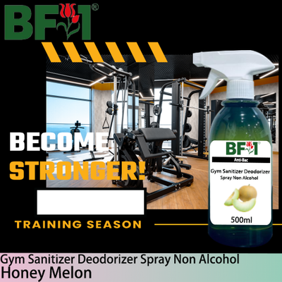 (ABGSD) Honey Melon Anti-Bac Gym Sanitizer Deodorizer Spray - Non Alcohol - 500ml (ABGSD) Honey Melon Anti-Bac Gym Sanitizer Deodorizer Spray - Non Alcohol - 500ml