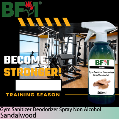 (ABGSD) Sandalwood Anti-Bac Gym Sanitizer Deodorizer Spray - Non Alcohol - 500ml (ABGSD) Sandalwood Anti-Bac Gym Sanitizer Deodorizer Spray - Non Alcohol - 500ml