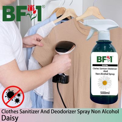 Anti-Bac Clothes Sanitizer and Deodorizer Spray (ABCSD) - Non Alcohol with Daisy - 500ml