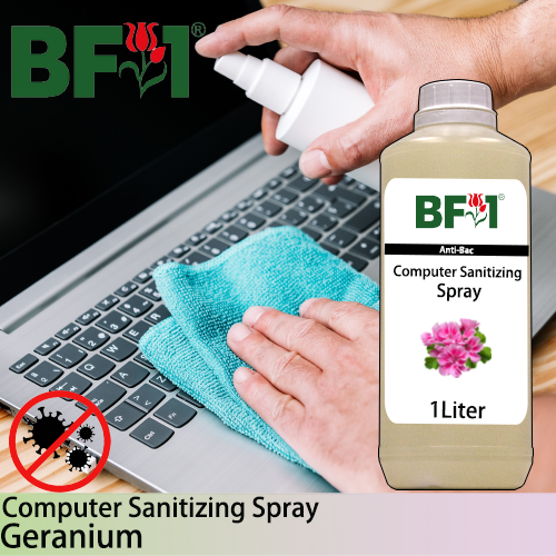 Anti-Bac Computer Sanitizing Spray Non Alcohol (ABCS) - Geranium - 1L Anti-Bac Computer Sanitizing Spray Non Alcohol (ABCS) - Geranium - 1L