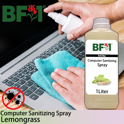 Anti-Bac Computer Sanitizing Spray Non Alcohol (ABCS) - Lemongrass - 1L Anti-Bac Computer Sanitizing Spray Non Alcohol (ABCS) - Lemongrass - 1L