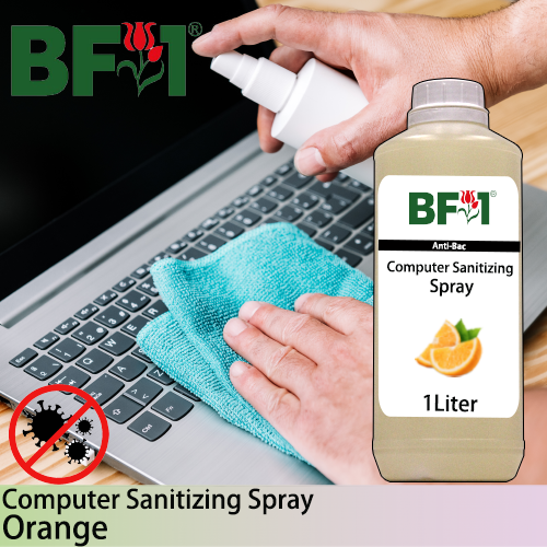 Anti-Bac Computer Sanitizing Spray Non Alcohol (ABCS) - Orange - 1L Anti-Bac Computer Sanitizing Spray Non Alcohol (ABCS) - Orange - 1L