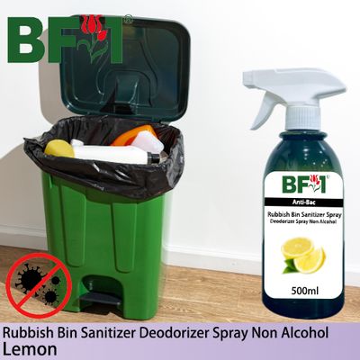 (ABRBSD) Lemon Anti-Bac Rubbish Bin Sanitizer Deodorizer Spray - Non Alcohol - 500ml (ABRBSD) Lemon Anti-Bac Rubbish Bin Sanitizer Deodorizer Spray - Non Alcohol - 500ml
