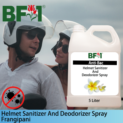 Helmet Sanitizer And Deodorizer Spray - Frangipani - 5L
