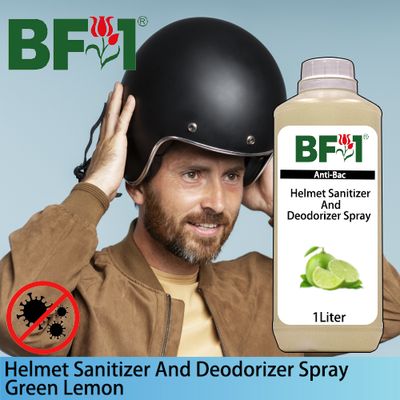 Helmet Sanitizer And Deodorizer Spray - Lemon - Green Lemon - 1L