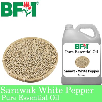 Pure Essential Oil (EO) - Pepper - Sarawak White Pepper Essential Oil - 5L