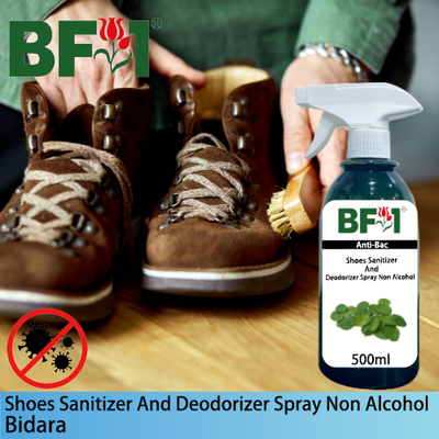 Anti-Bac Shoes Sanitizer and Deodorizer Spray (ABSSD) - Non Alcohol with Bidara - 500ml