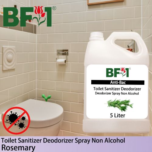 (ABTSD) Rosemary Anti-Bac Toilet Sanitizer Deodorizer Spray - Non Alcohol - 5L