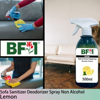 (ABSSD1) Lemon Anti-Bac Sofa Sanitizer Deodorizer Spray - Non Alcohol - 500ml