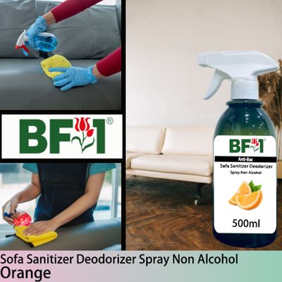 (ABSSD1) Orange Anti-Bac Sofa Sanitizer Deodorizer Spray - Non Alcohol - 500ml
