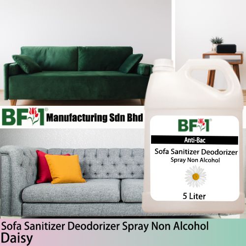 (ABSSD1) Daisy Anti-Bac Sofa Sanitizer Deodorizer Spray - Non Alcohol - 5L (ABSSD1) Daisy Anti-Bac Sofa Sanitizer Deodorizer Spray - Non Alcohol - 5L