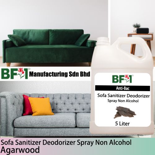 (ABSSD1) Agarwood Anti-Bac Sofa Sanitizer Deodorizer Spray - Non Alcohol - 5L (ABSSD1) Agarwood Anti-Bac Sofa Sanitizer Deodorizer Spray - Non Alcohol - 5L