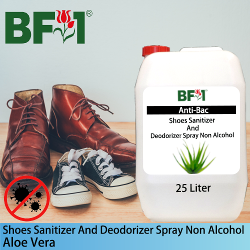 Anti-Bac Shoes Sanitizer and Deodorizer Spray (ABSSD) - Non Alcohol with Aloe Vera - 25L Anti-Bac Shoes Sanitizer and Deodorizer Spray (ABSSD) - Non Alcohol with Aloe Vera - 25L