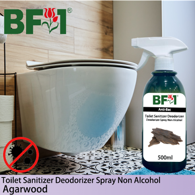 (ABTSD) Agarwood Anti-Bac Toilet Sanitizer Deodorizer Spray - Non Alcohol - 500ml