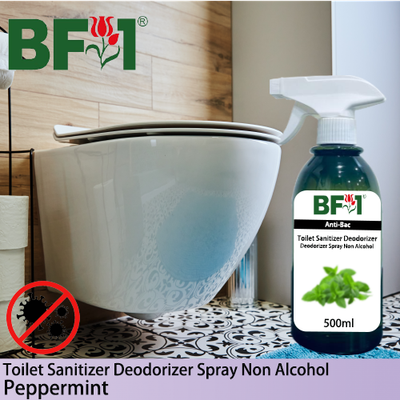 (ABTSD) mint - Peppermint Anti-Bac Toilet Sanitizer Deodorizer Spray - Non Alcohol - 500ml