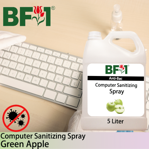 Anti-Bac Computer Sanitizing Spray Non Alcohol (ABCS) - Apple - Green Apple - 5L Anti-Bac Computer Sanitizing Spray Non Alcohol (ABCS) - Apple - Green Apple - 5L