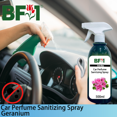 Car Perfume Sanitizing Spray - Geranium - 500ml