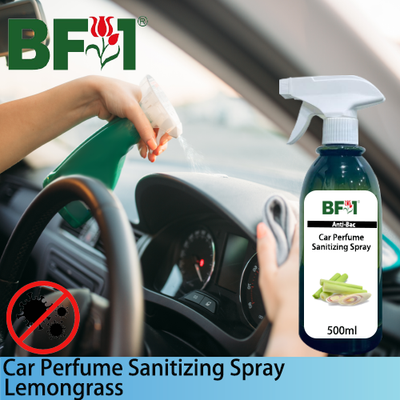 Car Perfume Sanitizing Spray - Lemongrass - 500ml