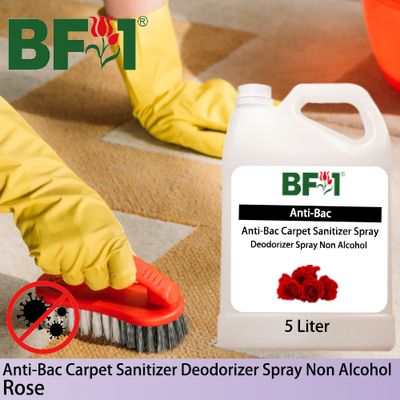 Carpet Sanitizer Deodorizer Spray - Rose - 5L