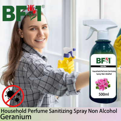 Anti-Bac Household Perfume Sanitizing Spray Non Alcohol (ABHP) - Geranium - 500ml Anti-Bac Household Perfume Sanitizing Spray Non Alcohol (ABHP) - Geranium - 500ml
