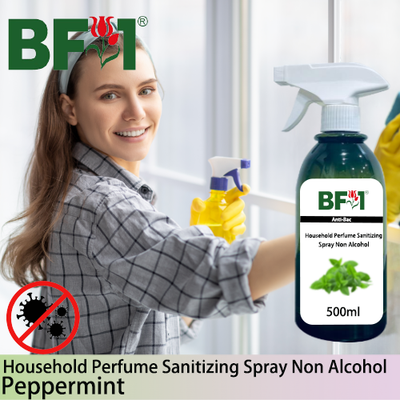 Anti-Bac Household Perfume Sanitizing Spray Non Alcohol (ABHP) - mint - Peppermint - 500ml Anti-Bac Household Perfume Sanitizing Spray Non Alcohol (ABHP) - mint - Peppermint - 500ml