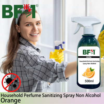 Anti-Bac Household Perfume Sanitizing Spray Non Alcohol (ABHP) - Orange - 500ml Anti-Bac Household Perfume Sanitizing Spray Non Alcohol (ABHP) - Orange - 500ml