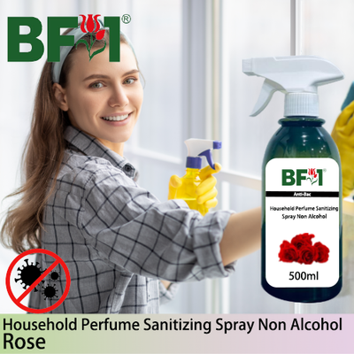 Anti-Bac Household Perfume Sanitizing Spray Non Alcohol (ABHP) - Rose - 500ml Anti-Bac Household Perfume Sanitizing Spray Non Alcohol (ABHP) - Rose - 500ml
