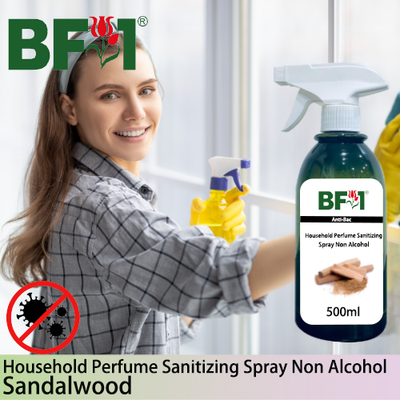 Anti-Bac Household Perfume Sanitizing Spray Non Alcohol (ABHP) - Sandalwood - 500ml Anti-Bac Household Perfume Sanitizing Spray Non Alcohol (ABHP) - Sandalwood - 500ml
