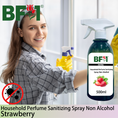 Anti-Bac Household Perfume Sanitizing Spray Non Alcohol (ABHP) - Strawberry - 500ml Anti-Bac Household Perfume Sanitizing Spray Non Alcohol (ABHP) - Strawberry - 500ml