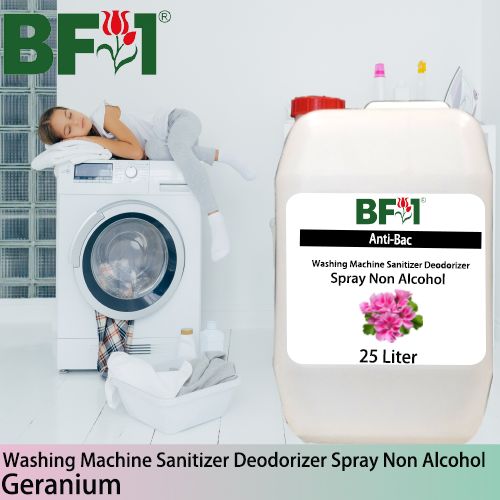 (ABWMSD) Geranium Anti-Bac Washing Machine Sanitizer Deodorizer Spray - Non Alcohol - 25L (ABWMSD) Geranium Anti-Bac Washing Machine Sanitizer Deodorizer Spray - Non Alcohol - 25L