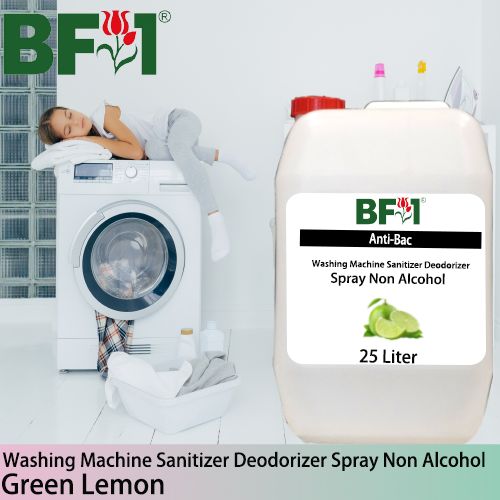 (ABWMSD) Lemon - Green Lemon Anti-Bac Washing Machine Sanitizer Deodorizer Spray - Non Alcohol - 25L (ABWMSD) Lemon - Green Lemon Anti-Bac Washing Machine Sanitizer Deodorizer Spray - Non Alcohol - 25L