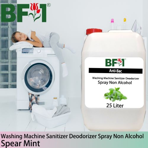 (ABWMSD) mint - Spear Mint Anti-Bac Washing Machine Sanitizer Deodorizer Spray - Non Alcohol - 25L (ABWMSD) mint - Spear Mint Anti-Bac Washing Machine Sanitizer Deodorizer Spray - Non Alcohol - 25L