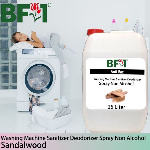 (ABWMSD) Sandalwood Anti-Bac Washing Machine Sanitizer Deodorizer Spray - Non Alcohol - 25L (ABWMSD) Sandalwood Anti-Bac Washing Machine Sanitizer Deodorizer Spray - Non Alcohol - 25L
