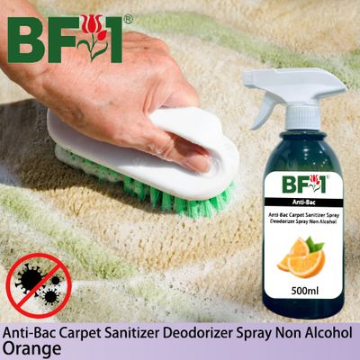 Carpet Sanitizer Deodorizer Spray - Orange - 500ml