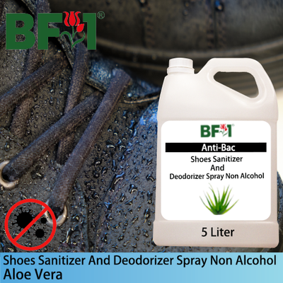 Anti-Bac Shoes Sanitizer and Deodorizer Spray (ABSSD) - Non Alcohol with Aloe Vera - 5L Anti-Bac Shoes Sanitizer and Deodorizer Spray (ABSSD) - Non Alcohol with Aloe Vera - 5L