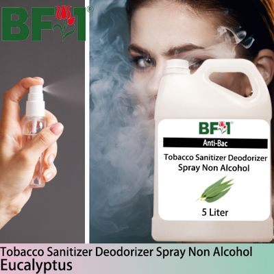 (ABTSD1) Eucalyptus Anti-Bac Tobacco Sanitizer Deodorizer Spray - Non Alcohol - 5L (ABTSD1) Eucalyptus Anti-Bac Tobacco Sanitizer Deodorizer Spray - Non Alcohol - 5L
