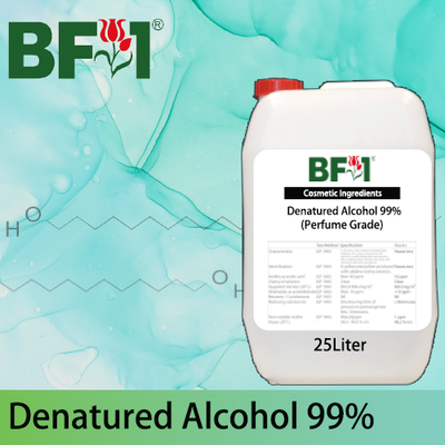 Alcohol - Denatured Alcohol 99% ( Perfume Grade ) - 25L Alcohol - Denatured Alcohol 99% ( Perfume Grade ) - 25L