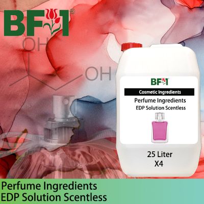 Perfume Ingredients - EDP Solution Scentless ( With Alcohol ) - 100L