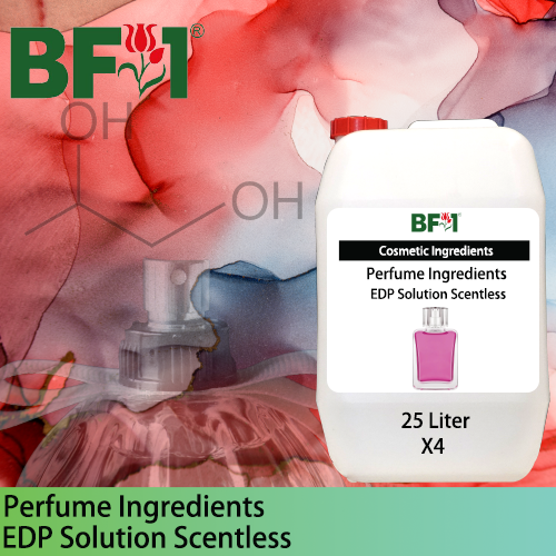 Perfume Ingredients - EDP Solution Scentless ( With Alcohol ) - 100L Perfume Ingredients - EDP Solution Scentless ( With Alcohol ) - 100L