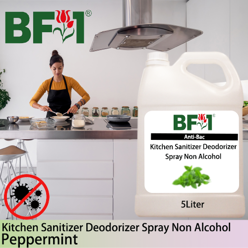 (ABKSD) mint - Peppermint Anti-Bac Kitchen Sanitizer Deodorizer Spray - Non Alcohol - 5L (ABKSD) mint - Peppermint Anti-Bac Kitchen Sanitizer Deodorizer Spray - Non Alcohol - 5L